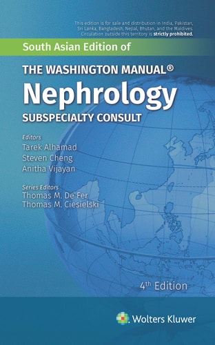 The Washington Manual Subspeciality Consult Series- Nephrology - 4E cover