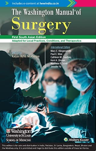 The Washington Manual of Surgery -1st SAE cover