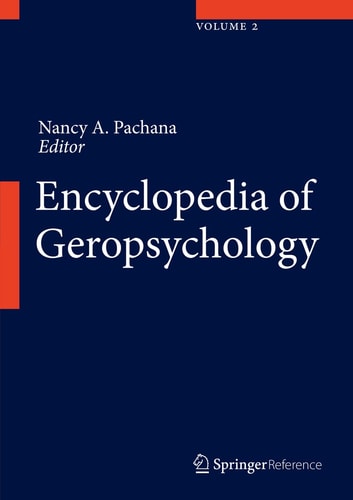 Encyclopedia of Geropsychology cover